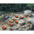 Ultralight Titanium Outdoor Tea Set